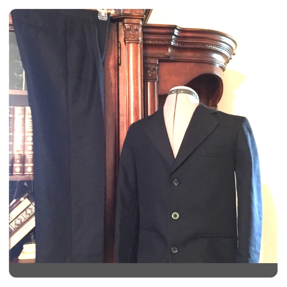 Boys Arrow black suit jacket & slacks, size 12